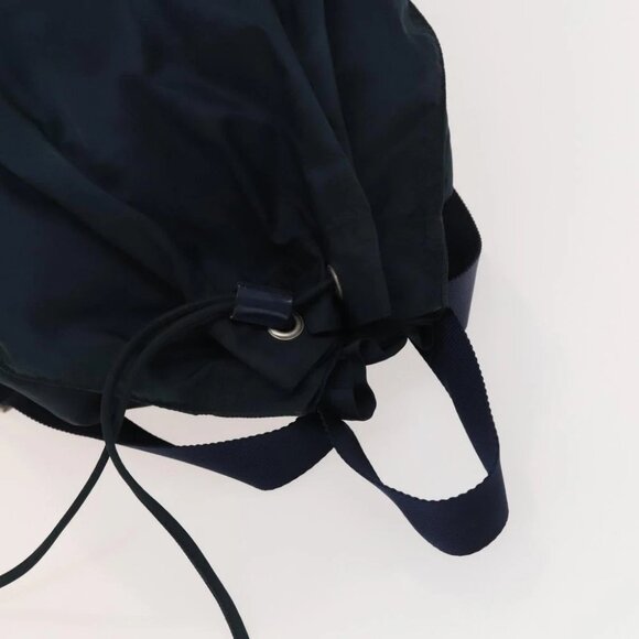 PRADA Backpack Nylon Blue Silver Auth bs26347 - Picture 7 of 15